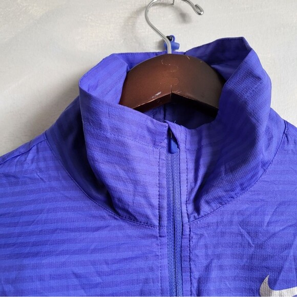 Nike Women's Golf  Flight Convertible Jacket Periwinkle Size L Windbreaker - Picture 14 of 15